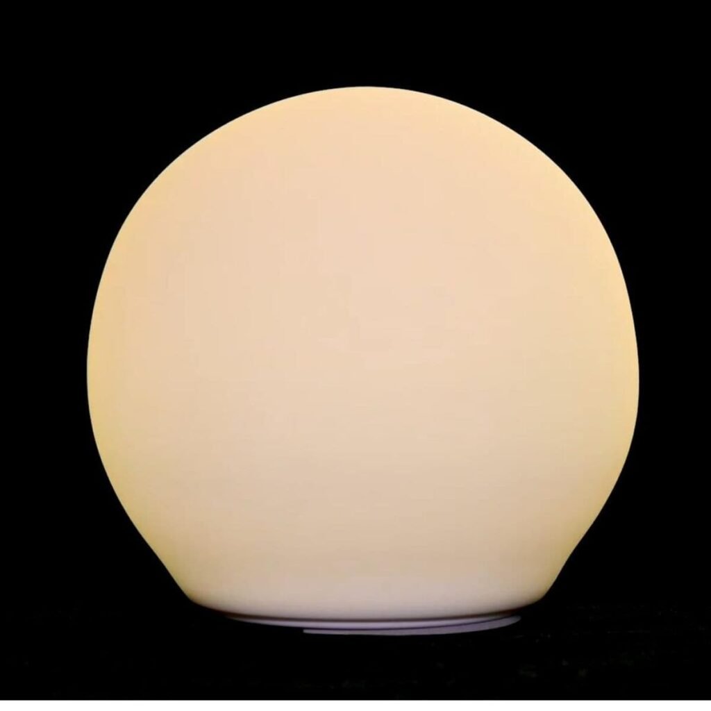 This is a picture of a silicone round lamp product.